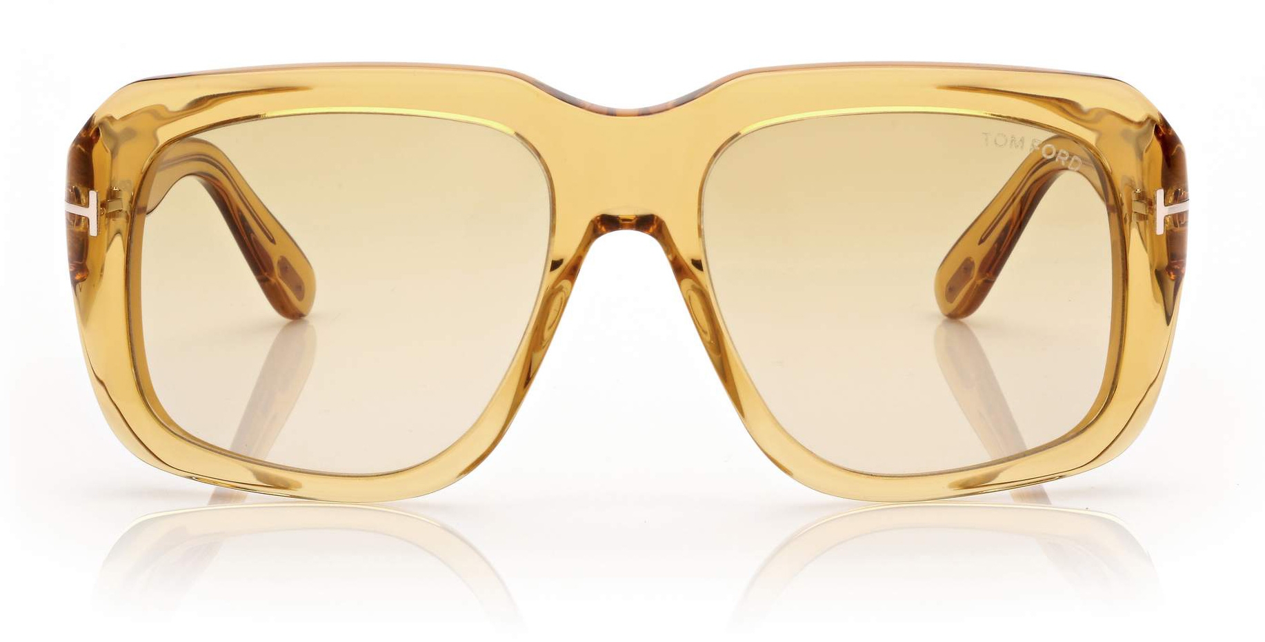 Tom Ford Bailey Sunglasses Square Sunglasses Shiny Yellow