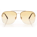 Tom Ford - Mackenzie Sunglasses Pilota - Marrone - FT0883 - Occhiali da Sole - Tom Ford Eyewear