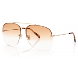 Tom Ford - Mackenzie Sunglasses - Pilot Sunglasses - Oro - FT0883 - Sunglasses - Tom Ford Eyewear