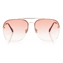 Tom Ford - Mackenzie Sunglasses - Pilot Sunglasses - Shiny Deep Gold- FT0883 - Sunglasses - Tom Ford Eyewear