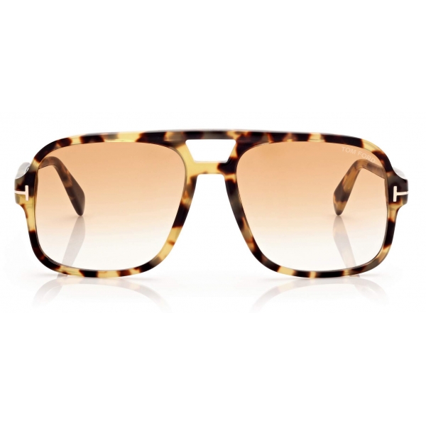 Tom Ford - Falconer Sunglasses - Pilot Sunglasses - Havana- FT0884 -  Sunglasses - Tom Ford Eyewear - Avvenice