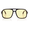 Tom Ford - Falconer Sunglasses - Pilot Sunglasses - Shiny Black Brown - FT0884 - Sunglasses - Tom Ford Eyewear