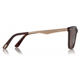 Tom Ford - Garrett Sunglasses - Square Sunglasses - Dark Havana - FT0862 - Sunglasses - Tom Ford Eyewear