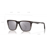 Tom Ford - Garrett Sunglasses - Square Sunglasses - Havana Smoke - FT0862 - Sunglasses - Tom Ford Eyewear