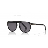 Tom Ford - Jasper Sunglasses - Square Sunglasses - Black - FT0835 - Sunglasses - Tom Ford Eyewear