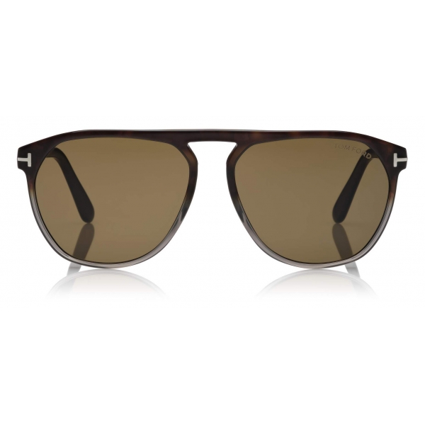 Tom Ford - Jasper Sunglasses - Occhiali da Sole Quadrati - Havana Vintage - FT0835 - Occhiali da Sole - Tom Ford Eyewear