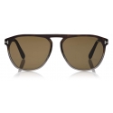 Tom Ford - Jasper Sunglasses - Square Sunglasses - Vintage Havana - FT0835 - Sunglasses - Tom Ford Eyewear
