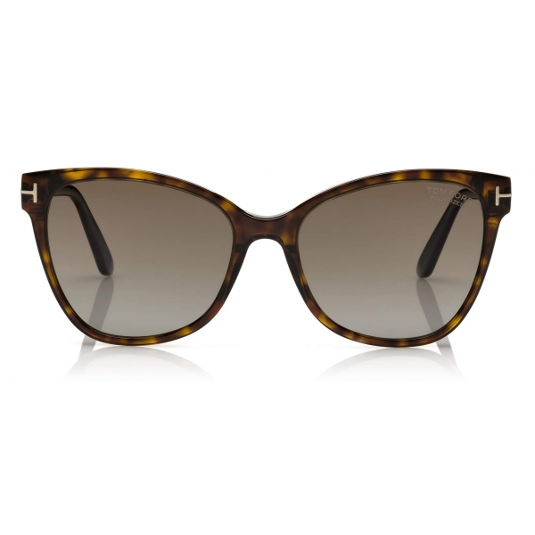 Tom Ford - Ani Sunglasses - Occhiali da Sole Cat-Eye - Havana Scuro - FT0844 - Occhiali da Sole - Tom Ford Eyewear