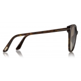 Tom Ford - Ani Sunglasses - Occhiali da Sole Cat-Eye - Havana Scuro - FT0844 - Occhiali da Sole - Tom Ford Eyewear