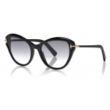 Tom Ford - Leigh Sunglasses - Occhiali da Sole Cat-Eye - Nero - FT0850 - Occhiali da Sole - Tom Ford Eyewear