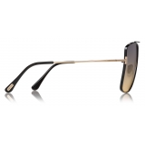 Tom Ford - Reggie Sunglasses - Square Oversized Sunglasses - Black - FT0838 - Sunglasses - Tom Ford Eyewear