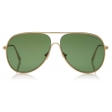 Tom Ford - Alec Sunglasses - Pilot Sunglasses - Deep Gold - FT0824 - Sunglasses - Tom Ford Eyewear