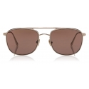 Tom Ford - Jake Sunglasses - Occhiali da Sole Quadrati - Oro Rosa Marrone - FT0827 - Occhiali da Sole - Tom Ford Eyewear