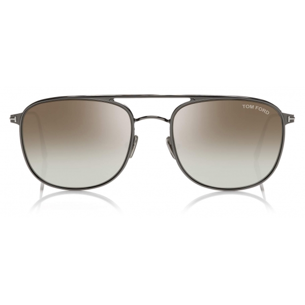 Tom Ford - Jake Sunglasses - Occhiali da Sole Quadrati - Rutenio Scuro - FT0827 - Occhiali da Sole - Tom Ford Eyewear