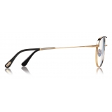 Tom Ford -  Blue Block Pilot Opticals - Pilot Optical Glasses - Gold - FT5693-B - Optical Glasses - Tom Ford Eyewear