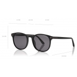 Tom Ford - Ansel Sunglasses - Occhiali da Sole Rotondi - Nero - FT0858-N - Occhiali da Sole - Tom Ford Eyewear