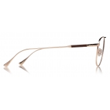 Tom Ford - Titanium Pilot Optical - Shiny Rose Gold - FT5716-P - Optical Glasses - Tom Ford Eyewear