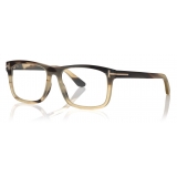 Tom Ford - Square Horn Optical - Square Optical Glasses - Green Horn - FT5719-P - Optical Glasses - Tom Ford Eyewear