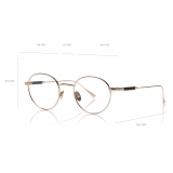 Tom Ford - Titanium Leather Temple Optical - Shiny Rose Gold - FT5717-P - Optical Glasses - Tom Ford Eyewear