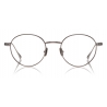 Tom Ford - Titanium Leather Temple Optical - Dark Ruthenium - FT5717-P - Optical Glasses - Tom Ford Eyewear