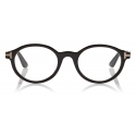 Tom Ford - Round Horn Optical - Round Optical Glasses - Black Horn - FT5720-P - Optical Glasses - Tom Ford Eyewear
