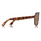 Tom Ford - Ronan Sunglasses - Navigator Sunglasses - Vintage Havana - FT0743 - Sunglasses - Tom Ford Eyewear