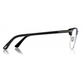 Tom Ford - Key Bridge Horn Optical - Nero - FT5722-P - Occhiali da Vista - Tom Ford Eyewear
