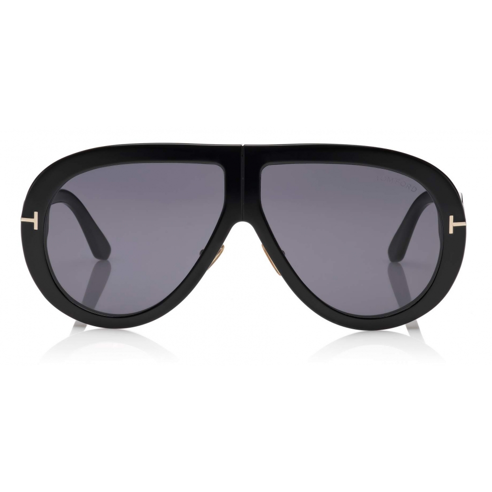 Tom Ford - Troy Sunglasses - Round Sunglasses - Black - FT0836 ...
