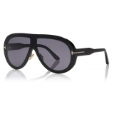 Tom Ford - Troy Sunglasses - Round Sunglasses - Black - FT0836 - Sunglasses - Tom Ford Eyewear