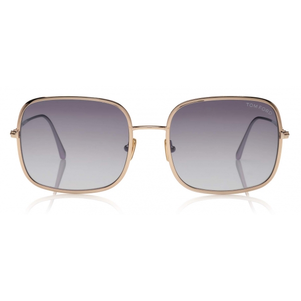 Tom Ford - Keira Sunglasses - Square Sunglasses - Gold - FT0865 - Sunglasses - Tom Ford Eyewear