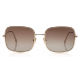 Tom Ford - Keira Sunglasses - Square Sunglasses - Shiny Rose Gold - FT0865 - Sunglasses - Tom Ford Eyewear