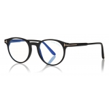 Tom Ford - Square Shape Blue Block Optical -  Nero - FT5704-B - Occhiali da Vista - Tom Ford Eyewear