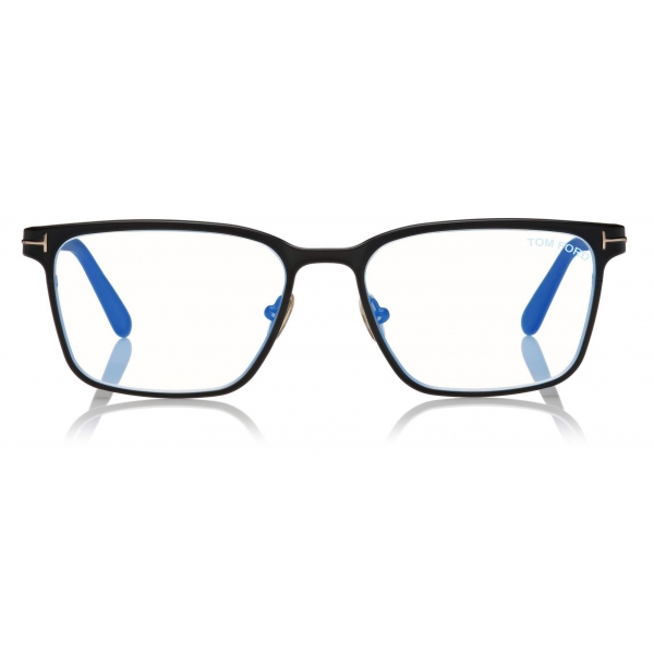 Tom Ford - Blue Block Squared Opticals - Nero - FT5733-B - Occhiali da Vista - Tom Ford Eyewear