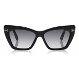 Tom Ford - Wyatt Sunglasses - Occhiali da Sole Quadrati - Nero - FT0871 - Occhiali da Sole - Tom Ford Eyewear