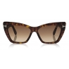 Tom Ford - Wyatt Sunglasses - Occhiali da Sole Quadrati - Havana Scuro - FT0871 - Occhiali da Sole - Tom Ford Eyewear