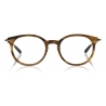 Tom Ford - Ultra Thin Horn & Titanium Round Optical - Light Horn - FT5723-P - Optical Glasses - Tom Ford Eyewear
