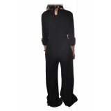 Elisabetta Franchi - Jumpsuit Palazzo Model - Black/Pink - Dress - Made in Italy - Luxury Exclusive Collection