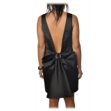 Elisabetta Franchi - Mini A-line Dress - Black - Dress - Made in Italy - Luxury Exclusive Collection