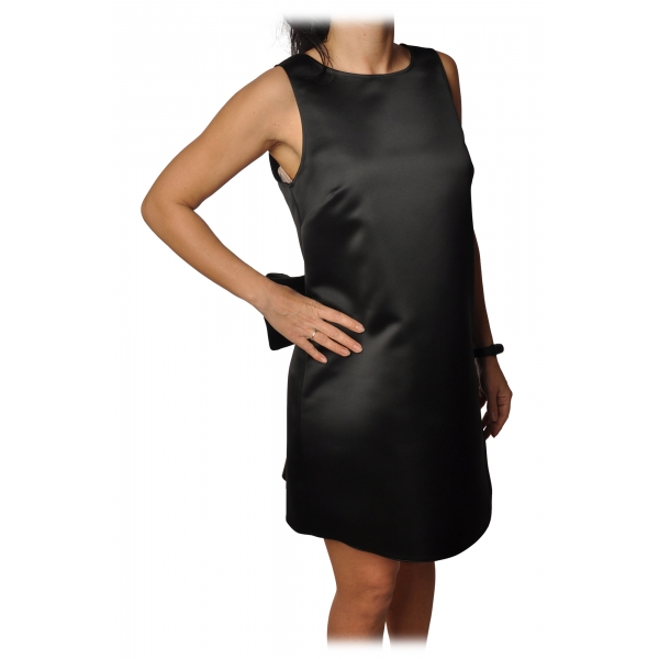 Elisabetta Franchi - Mini A-line Dress - Black - Dress - Made in Italy - Luxury Exclusive Collection