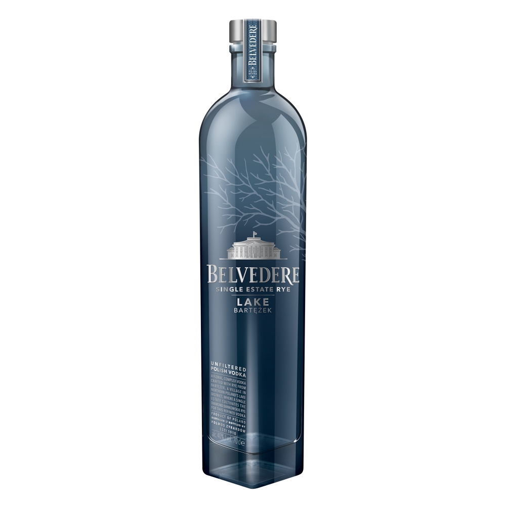 Belvedere - Vodka Single Estate Rye Lake Bartężek - Superpremium Vodka - Luxury Limited Edition - 750 ml