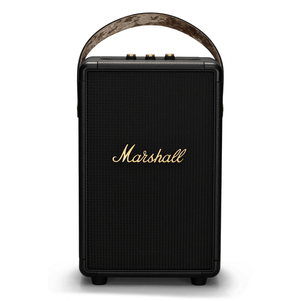 Marshall - Tufton - Black and Brass - Portable Bluetooth Speaker - Iconic  Classic Premium High Quality Speaker - Avvenice