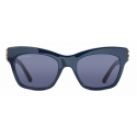 Balenciaga - Dynasty Square Sunglasses - Blue - Sunglasses - Balenciaga Eyewear