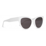 Balenciaga - Occhiali da Sole Flat-D Frame - Bianco - Occhiali da Sole - Balenciaga Eyewear