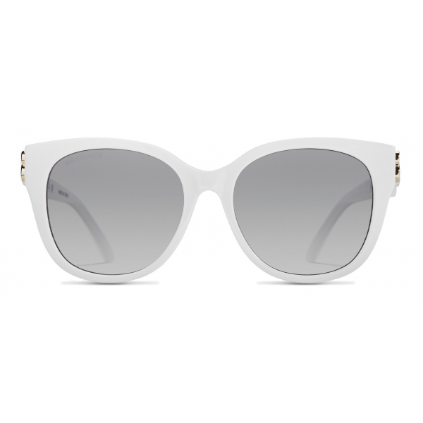 Balenciaga - Dynasty Cat Sunglasses - White - Sunglasses - Balenciaga Eyewear