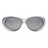 Balenciaga - Occhiali da Sole Swift Round - Argento - Occhiali da Sole - Balenciaga Eyewear