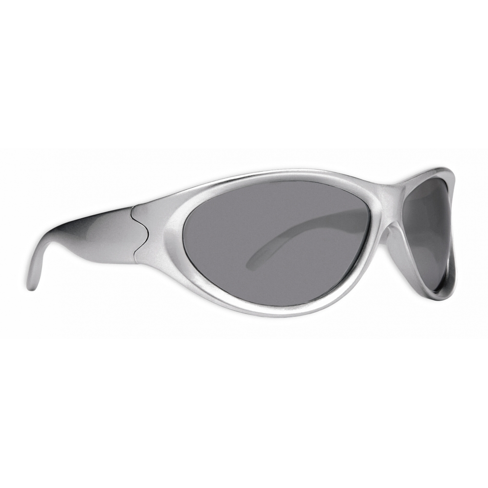 Balenciaga - Swift Round Sunglasses - Silver - Sunglasses 