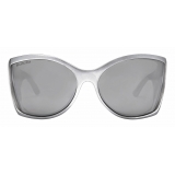 Balenciaga - Void Butterfly Sunglasses - Silver - Sunglasses - Balenciaga Eyewear