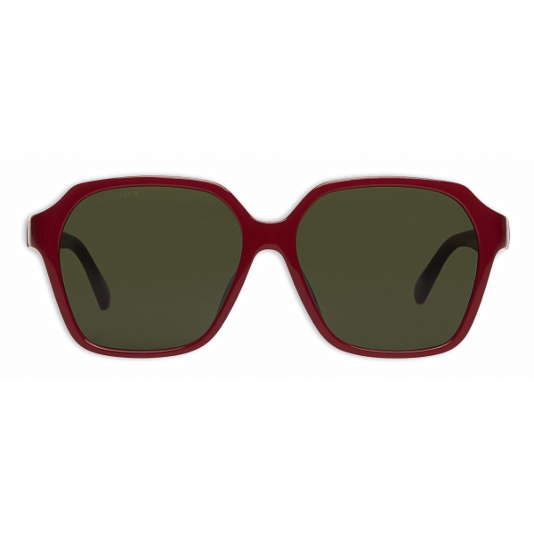 Balenciaga - Occhiali da Sole Side Square - Rosso - Occhiali da Sole - Balenciaga Eyewear