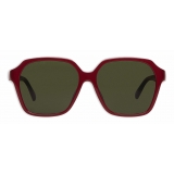 Balenciaga - Side Square Sunglasses - Red - Sunglasses - Balenciaga Eyewear