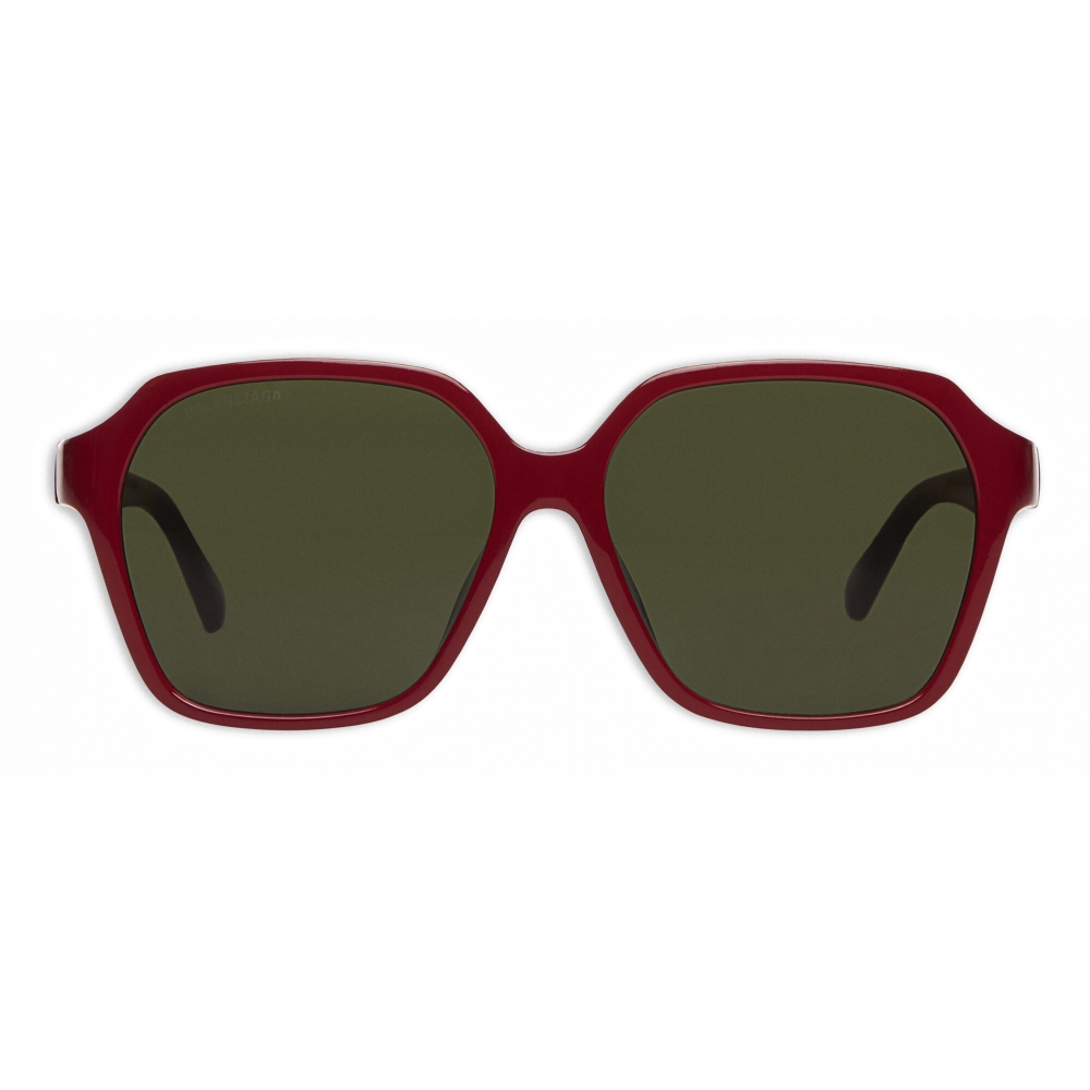 Balenciaga - Occhiali da Sole Side Square - Rosso - Occhiali da Sole - Balenciaga Eyewear